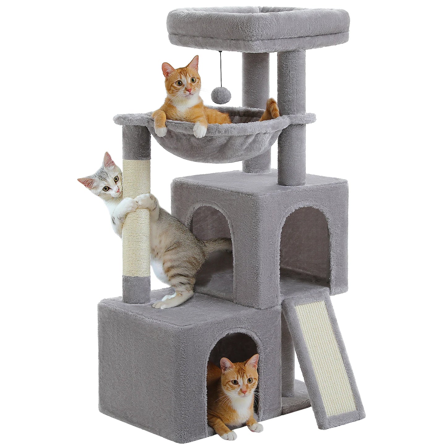 PAWZ Road Cat Tree Tower With Condos For Indoor Cats