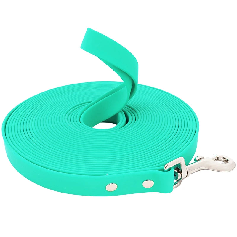 Waterproof PVC Dog Leash For All Breeds Easy To Clean Walking Training Lead With Durable Construction