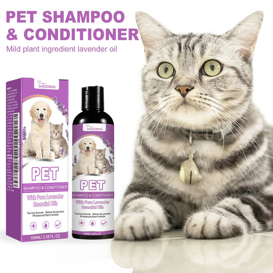 YEGBONG Pet Shampoo for Dogs and Cats Lavender Fragrance