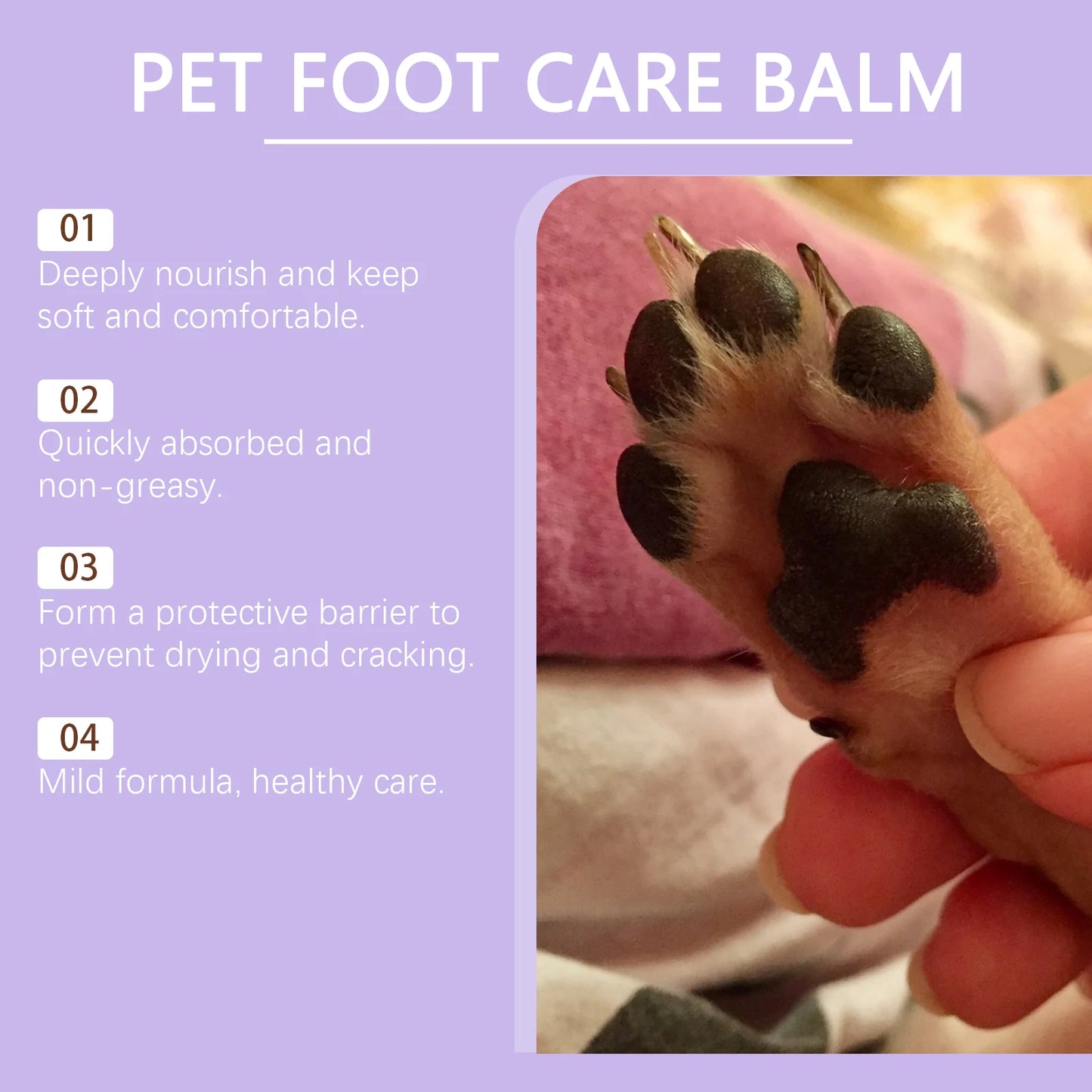 YEGBONG Pet Paw Cold Weather Moisturizer Balm Avocado Nourish