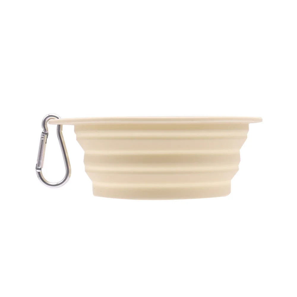 Portable Collapsible Foldable Dog Bowl Travel Water and Food Dish