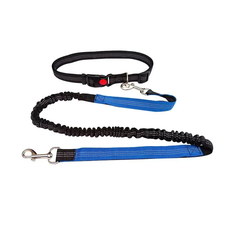 NONECN Adjustable Hands Free Dog Leash Waist Belt for Walking