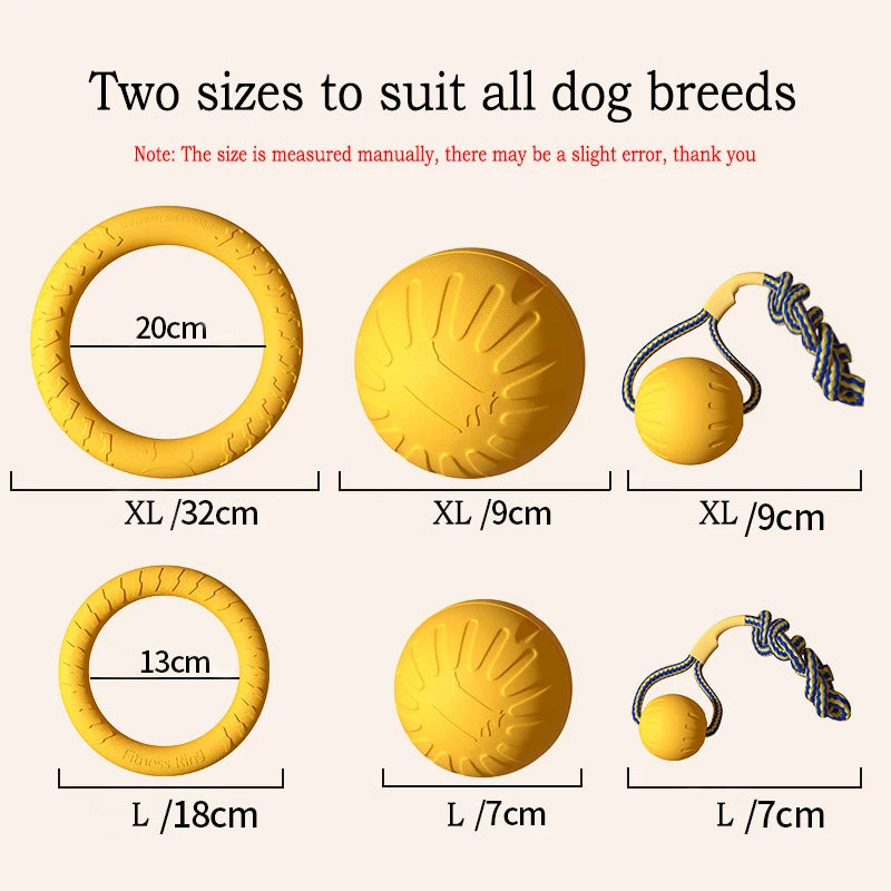Durable Dog Toys 4 Pack Flying Disc Ball Tug Rope Chew Proof Teeth Cleaning Set For Puppies And Adults