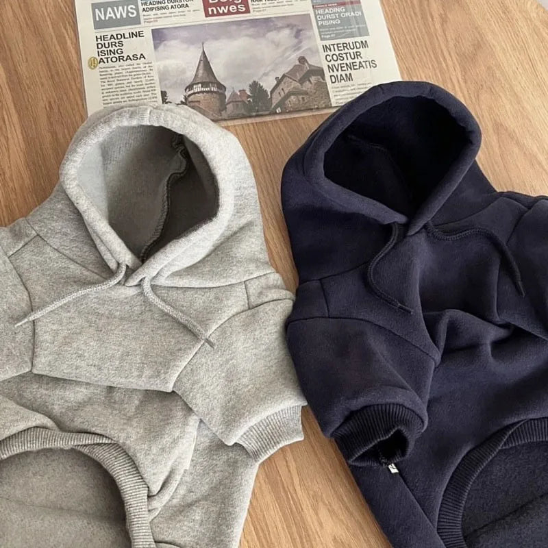 Winter Hoodie Dog Clothing Fashion Plush Outfit Costume For Dogs