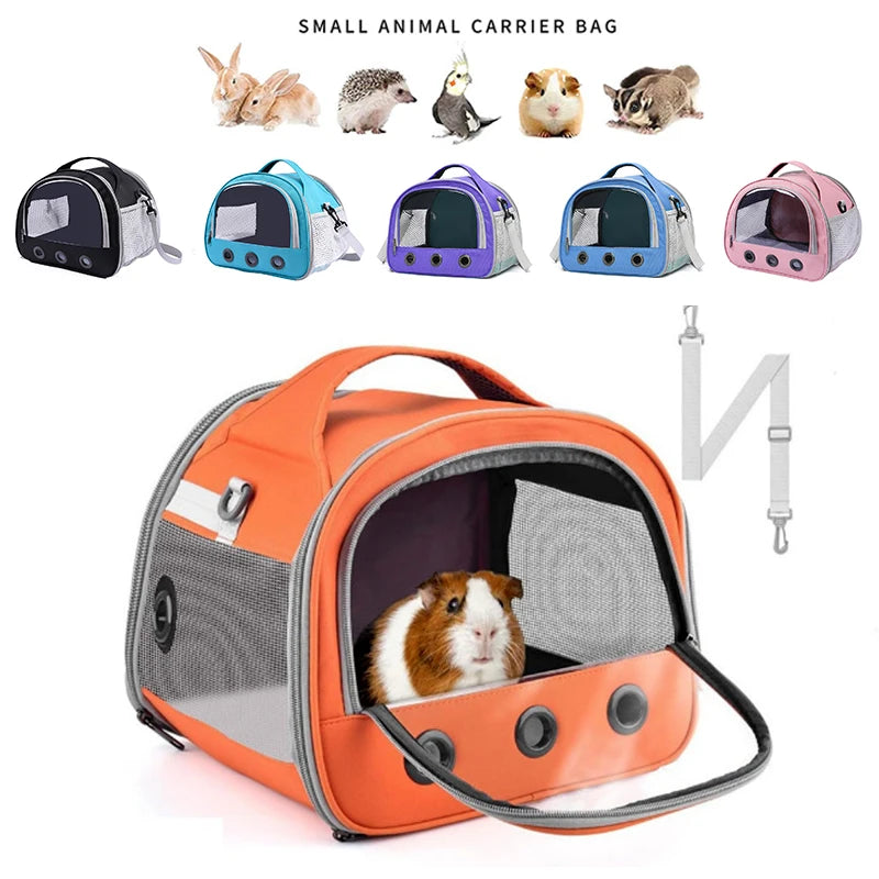 Portable Pet Carrier Bag With Breathable Mesh For Travel