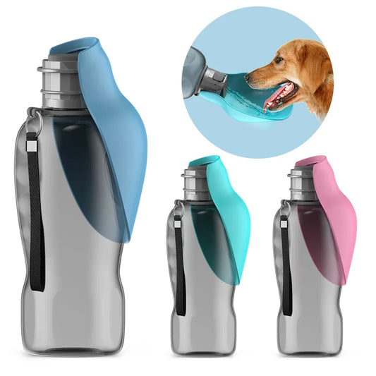 Holapet Portable Dog Water Bottle For Dogs And Cats Outdoor Travel Drinking Bowl Accessory