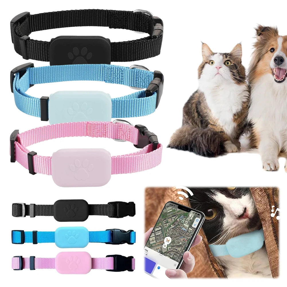 MOJOYCE GPS Tracker With Adjustable Collar For Cats And Dogs