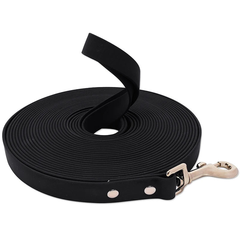 Waterproof PVC Dog Leash For All Breeds Easy To Clean Walking Training Lead With Durable Construction