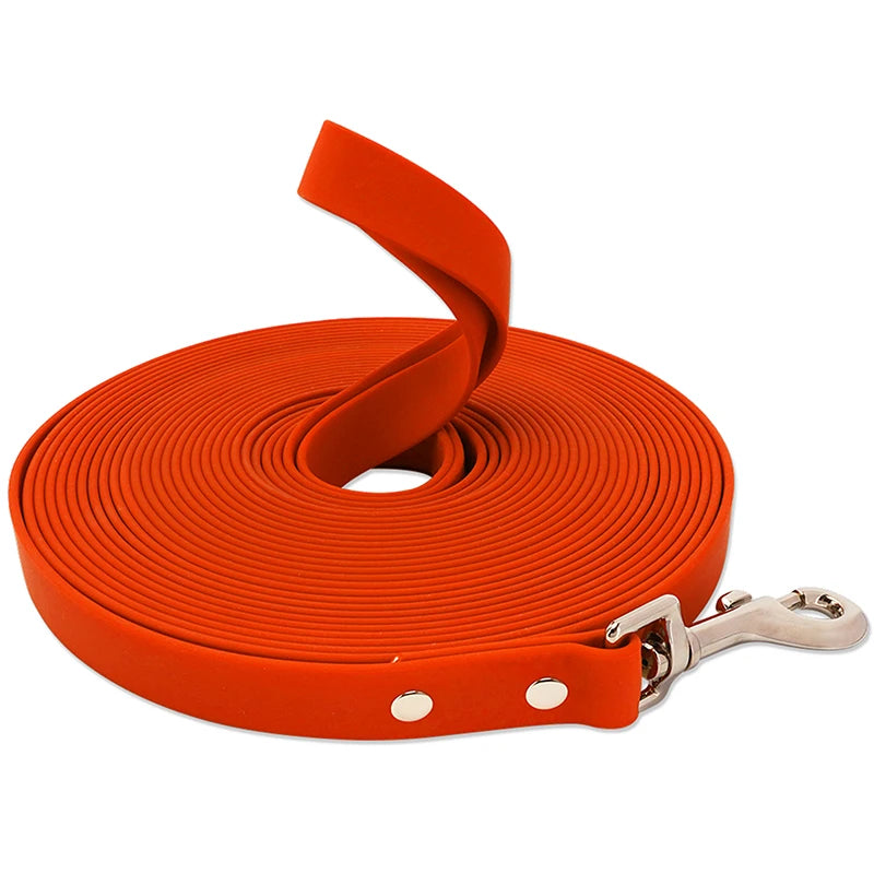 Waterproof PVC Dog Leash For All Breeds Easy To Clean Walking Training Lead With Durable Construction