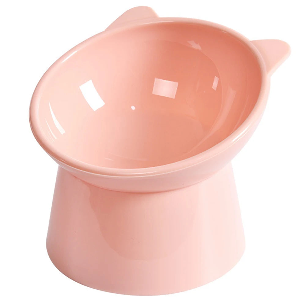 DIAMRI Elevated Tilted Cat Bowl Non-Slip Raised Food And Water Dish For Flat-Faced Cats