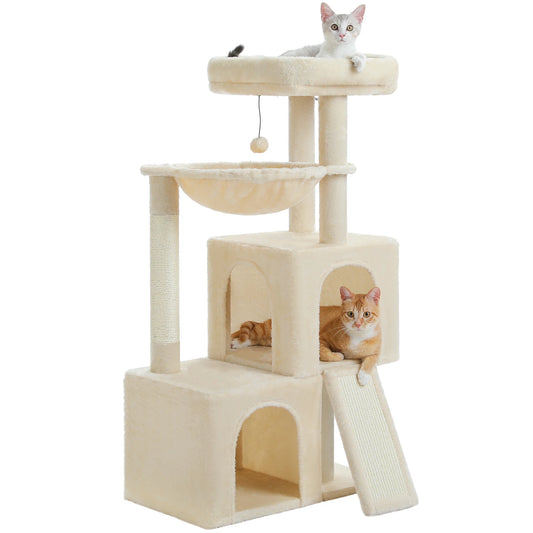 PAWZ Road Cat Tree Tower With Condos For Indoor Cats