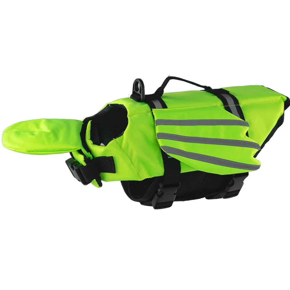 NONECN Dog Life Jacket Reflective Adjustable Safety Vest For Surfing And Enhanced Buoyancy