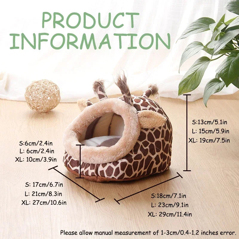 Super Warm Small Animal Cage With Hamster Nest And Rabbit Bed