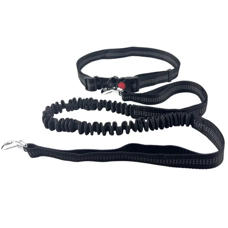 NONECN Adjustable Hands Free Dog Leash Waist Belt for Walking