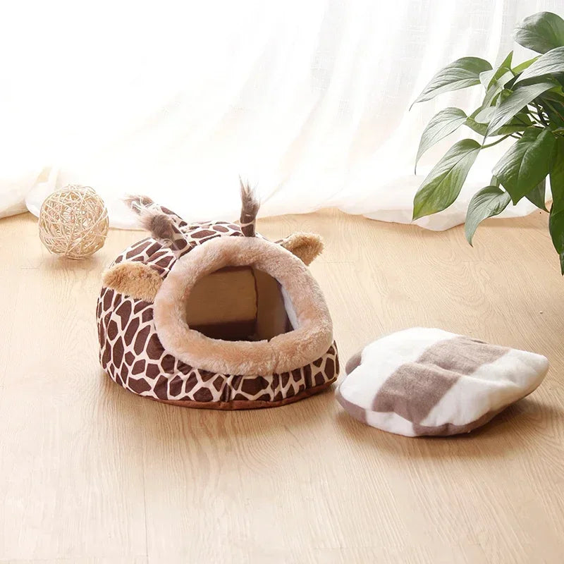 Super Warm Small Animal Cage With Hamster Nest And Rabbit Bed