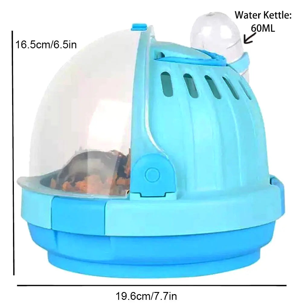Transparent Portable Pet Cage Travel Carrier Premium Durable Polypropylene Hutch