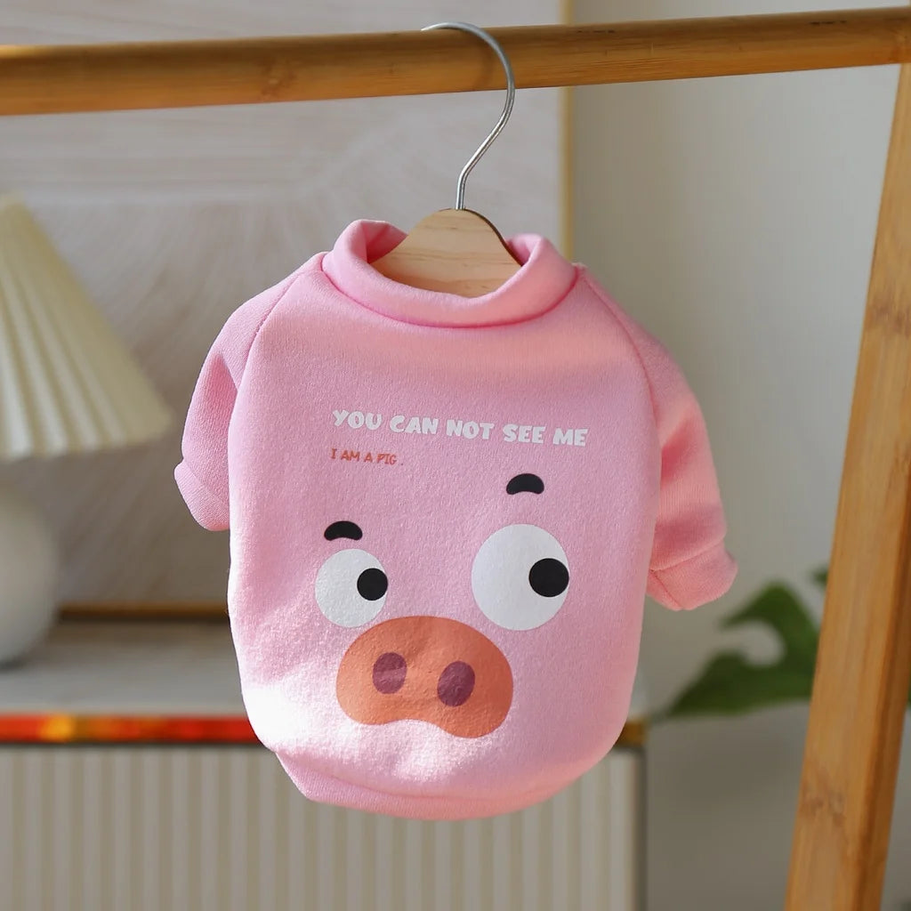 Cartoon Dog And Cat Sweater Pullover For Autumn And Winter