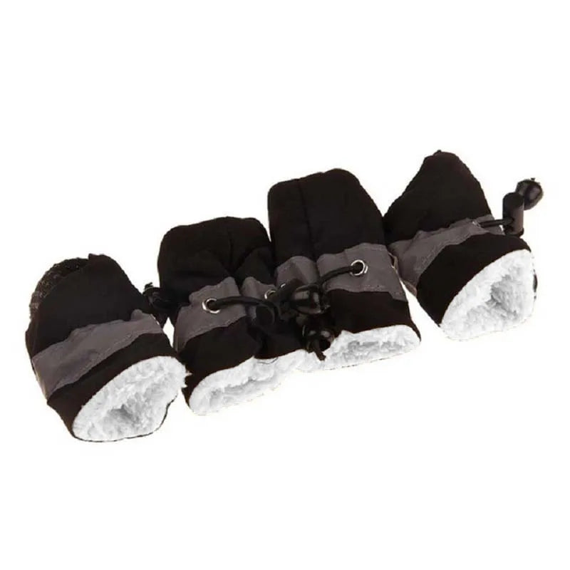 Antiskid Puppy Shoes Waterproof AllWeatherDurable Winter Protection For Small Dogs