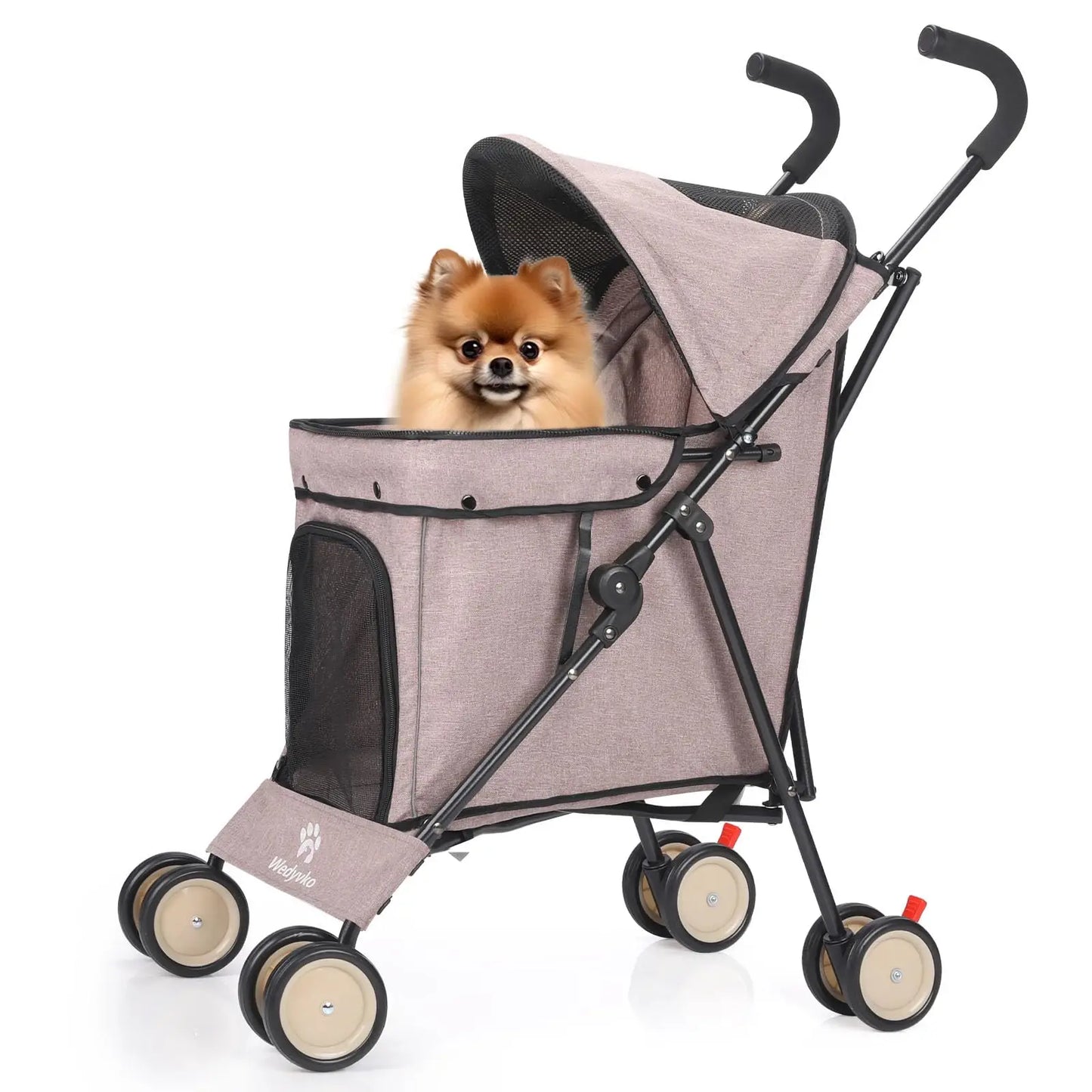 Travel Portable Dog Stroller For Small Dogs And Cats Pet Carrier With Easy Fold System