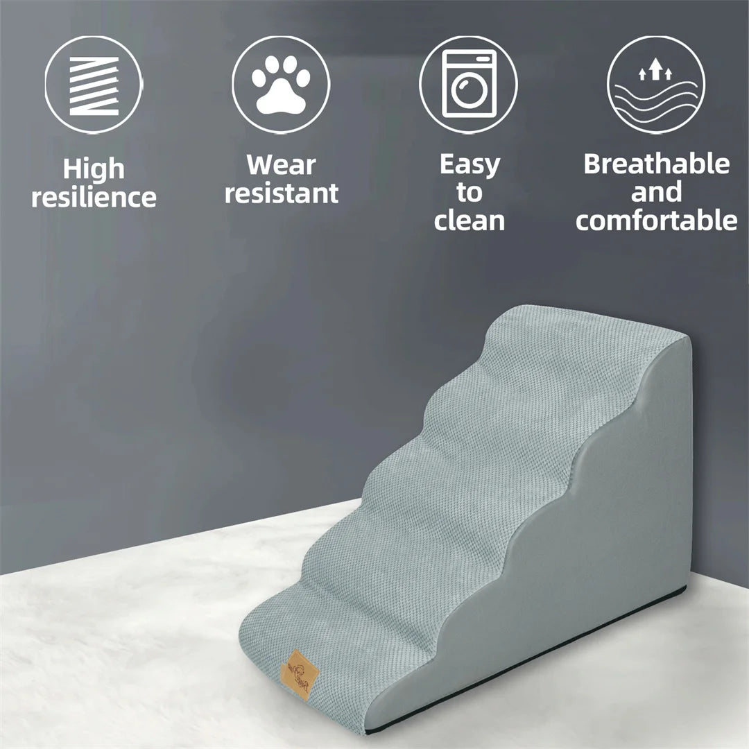 NONEDog Door High Density Foam Dog Steps With Washable Cover