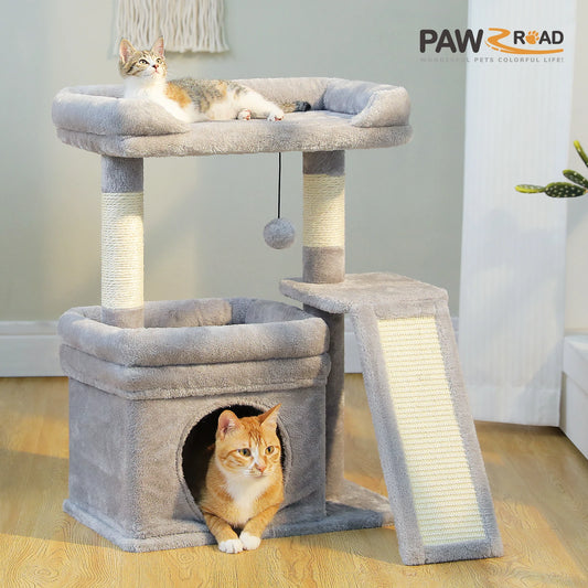 PAWZ Road Indoor Cat Tree Tower With Sisal Scratching Post