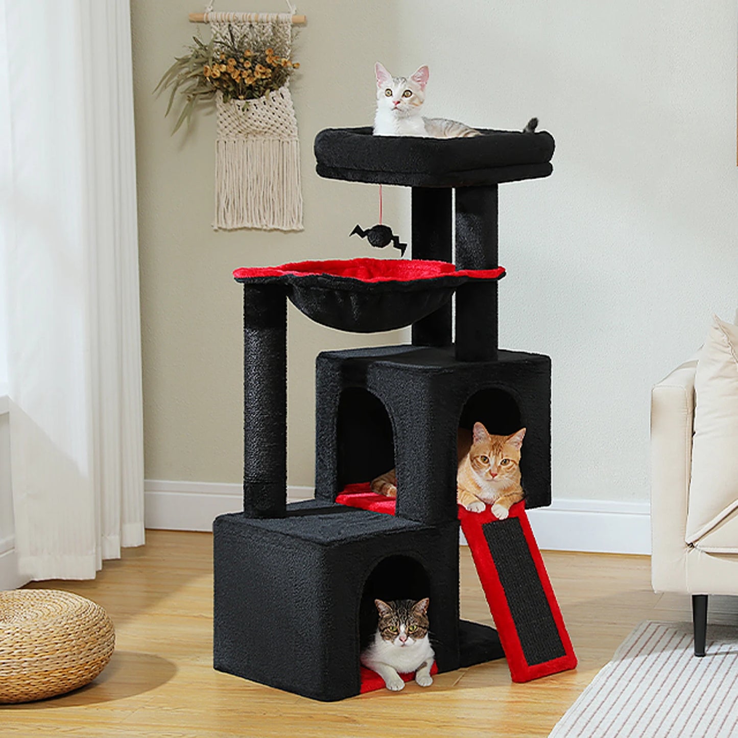 PAWZ Road Indoor Cat Tree Multi Level Tower With Condos
