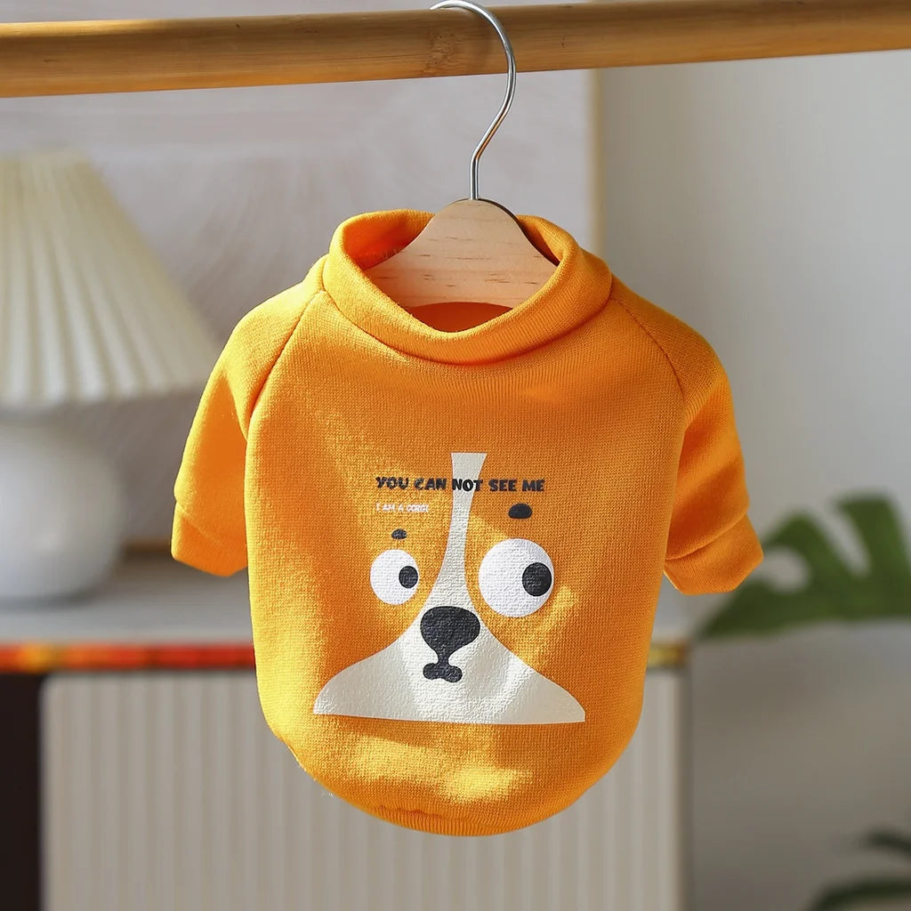 Cartoon Dog And Cat Sweater Pullover For Autumn And Winter