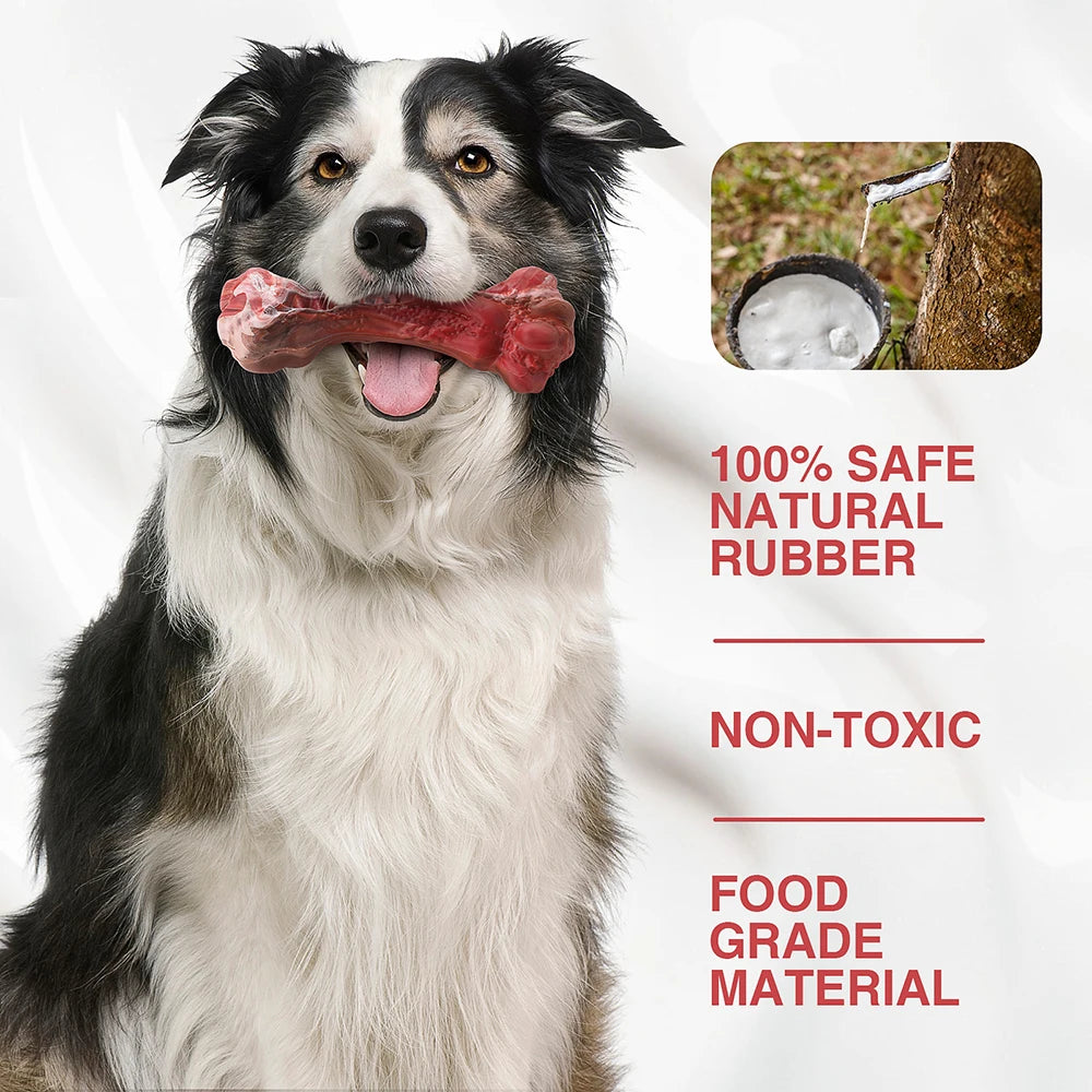 MASBRILL Indestructible Bone Shaped Dog Toy For Aggressive Chewers