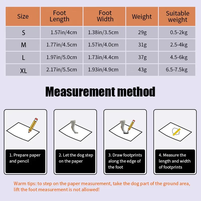 LAYOMICN Dog Shoes Non Slip Breathable Wear Resistant Boots 4 Pack