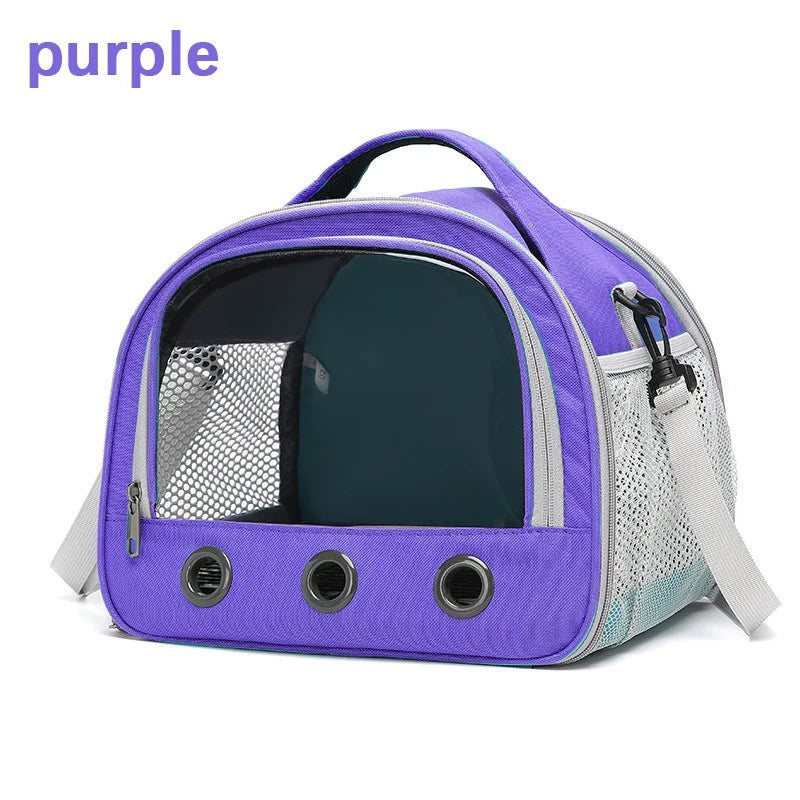 Portable Pet Carrier Bag With Breathable Mesh For Travel
