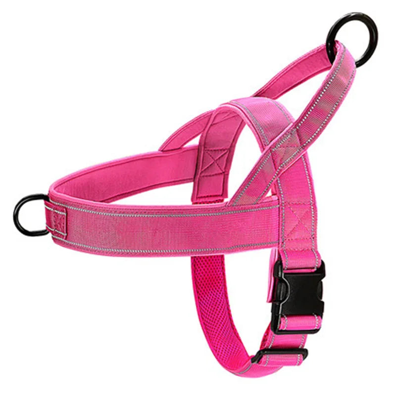 Tactical Anti-Pull Dog Harness 1000D Nylon With Reflective Handle