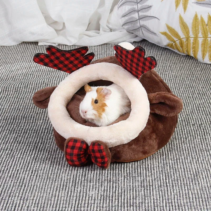 Super Warm Small Animal Cage With Hamster Nest And Rabbit Bed