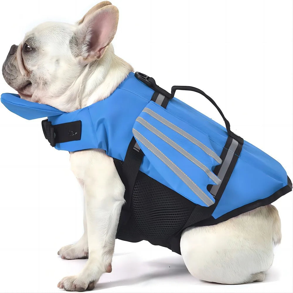 NONECN Dog Life Jacket Reflective Adjustable Safety Vest For Surfing And Enhanced Buoyancy