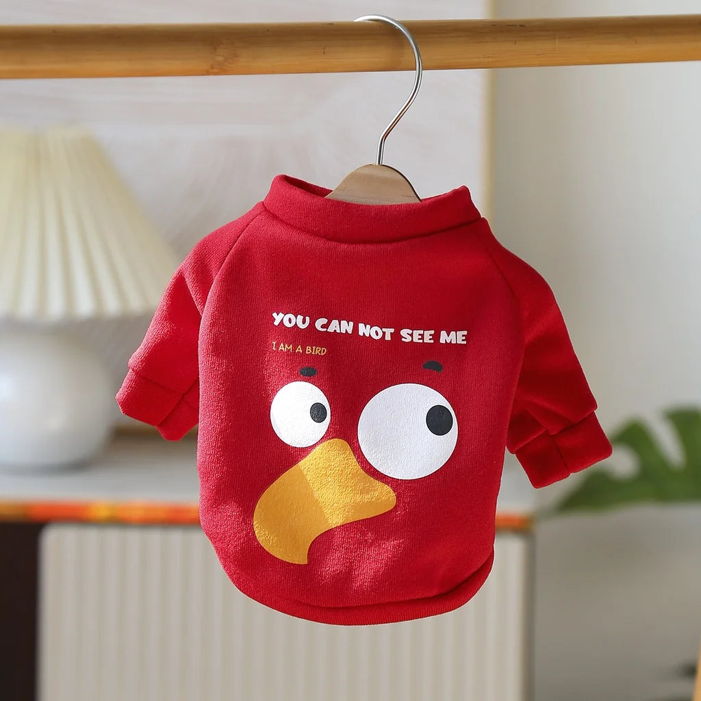 Cartoon Dog And Cat Sweater Pullover For Autumn And Winter