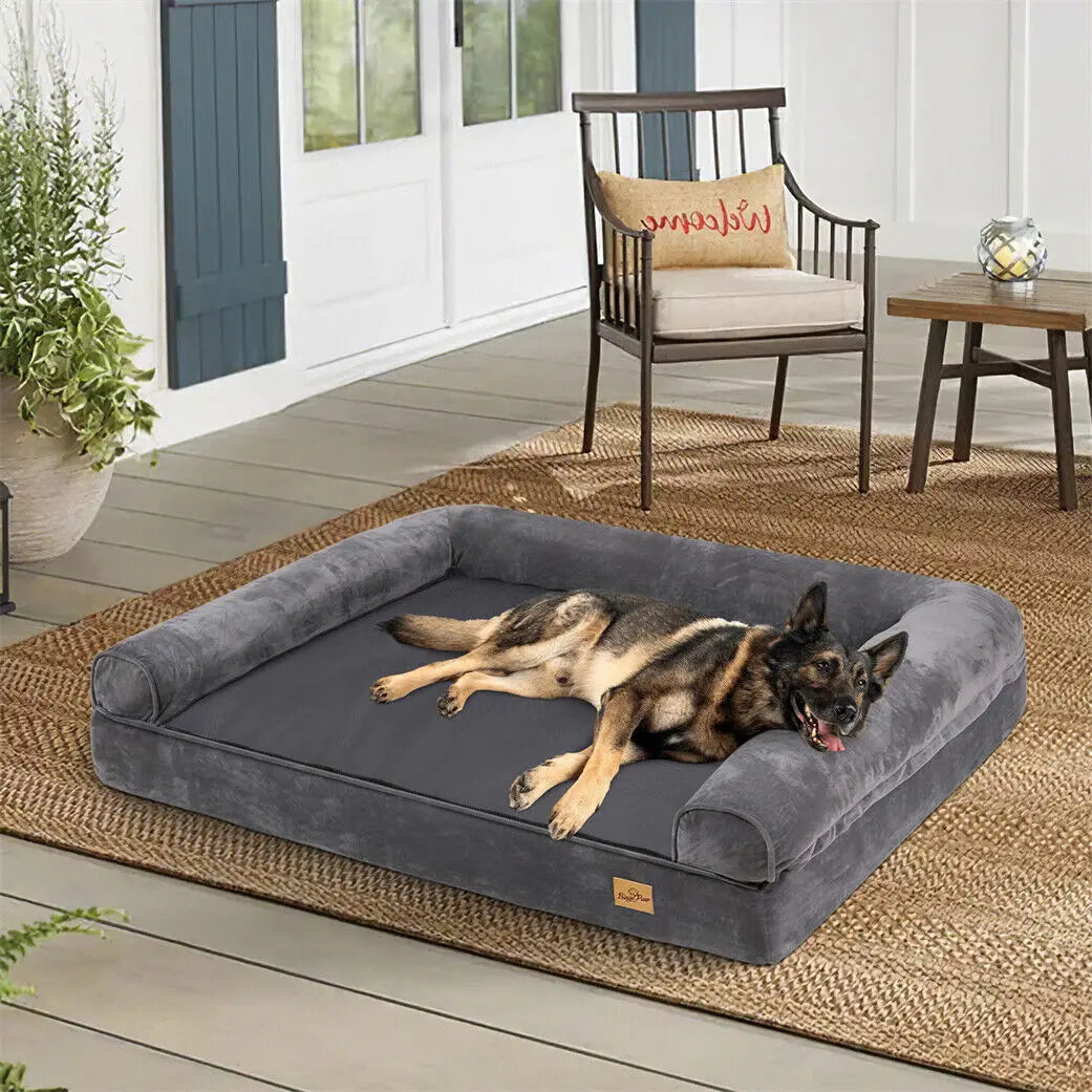 BINGOPAW PremiumPlus Orthopedic Therapeutic Dog Bed With Removable Washable Cover