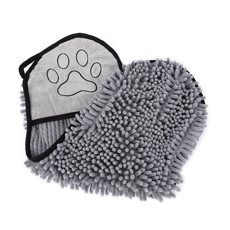 NONECN Hyperabsorbent Chenille Pet Towel UltraSoftPro Bath Towels DogsAndCats PremiumQuality