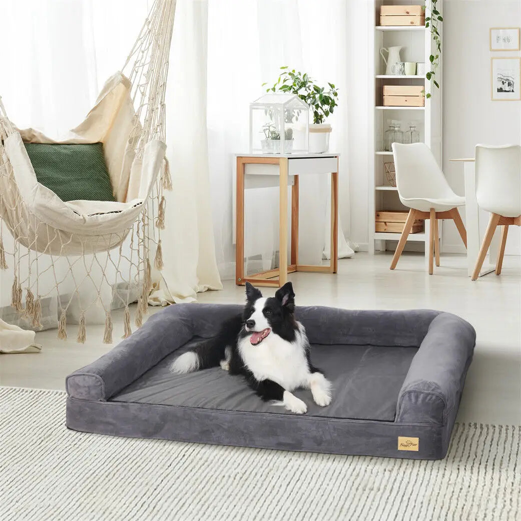 BINGOPAW PremiumPlus Orthopedic Therapeutic Dog Bed With Removable Washable Cover