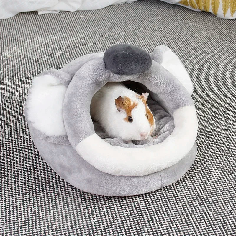 Super Warm Small Animal Cage With Hamster Nest And Rabbit Bed