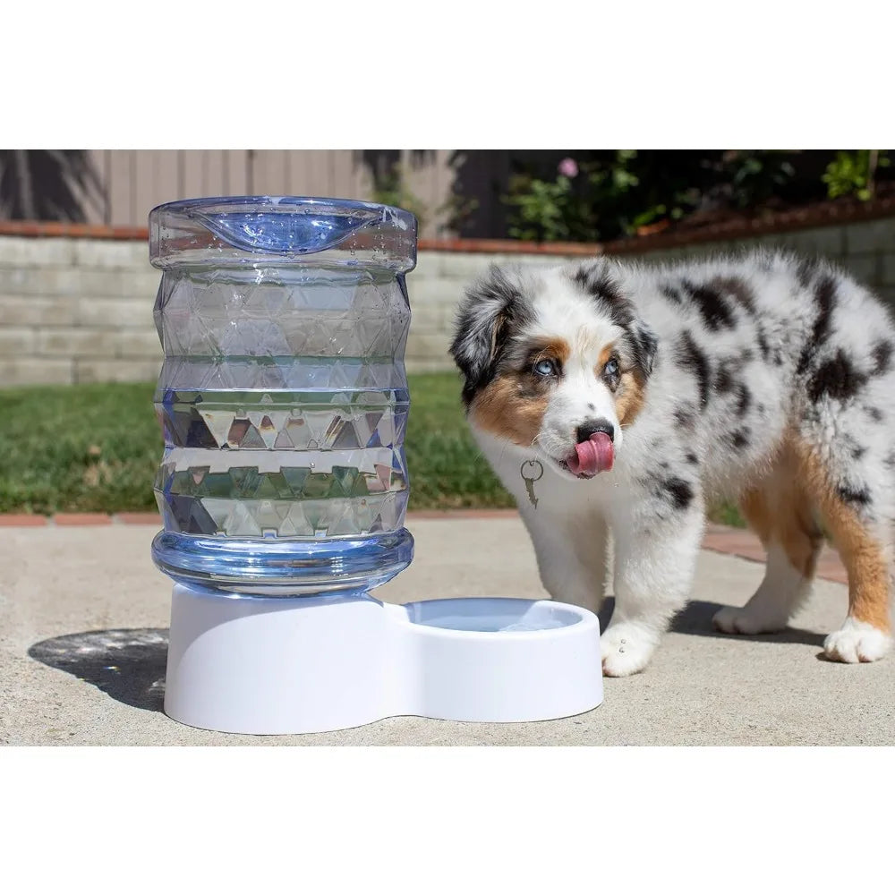 Automatic Pet Water Dispenser and Gravity Feeder for Cats and Dogs Durable Design