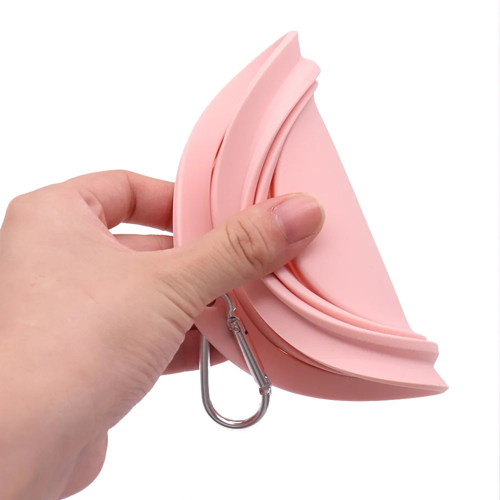 Portable Collapsible Foldable Dog Bowl Travel Water and Food Dish