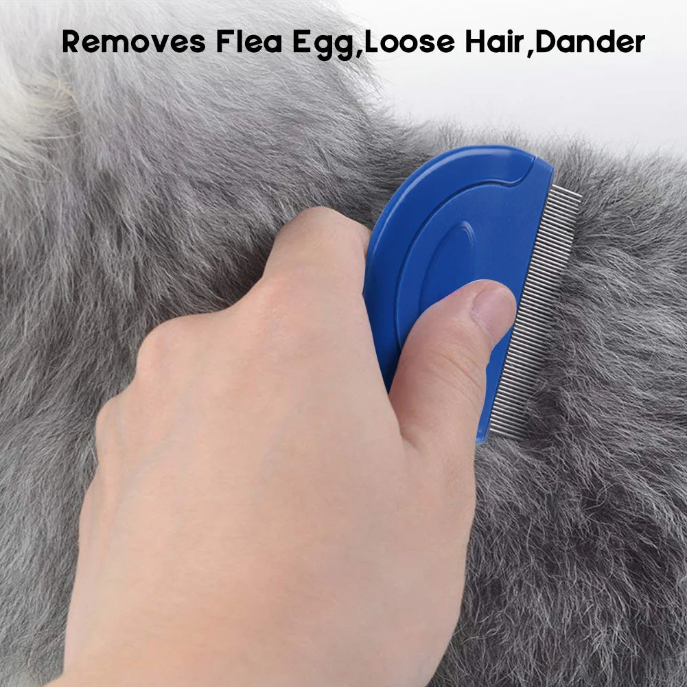 Flea-Removal Comb For Cats And Dogs Ultra-Premium Stainless-Steel Grooming Instrument