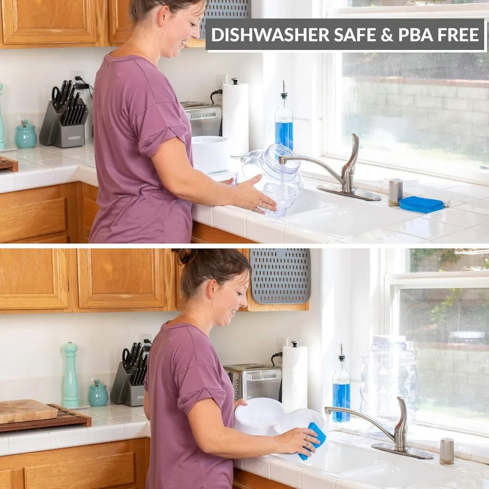 Automatic Pet Water Dispenser and Gravity Feeder for Cats and Dogs Durable Design