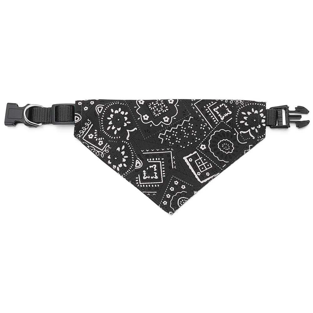 Adjustable Triangular Neckerchief Bandana For Pets Dog Cat Washable CottonFabric