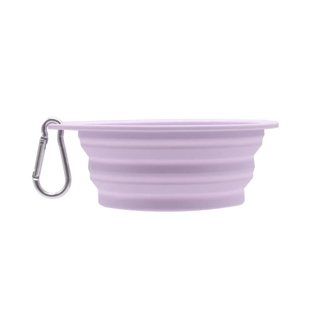 Portable Collapsible Foldable Dog Bowl Travel Water and Food Dish