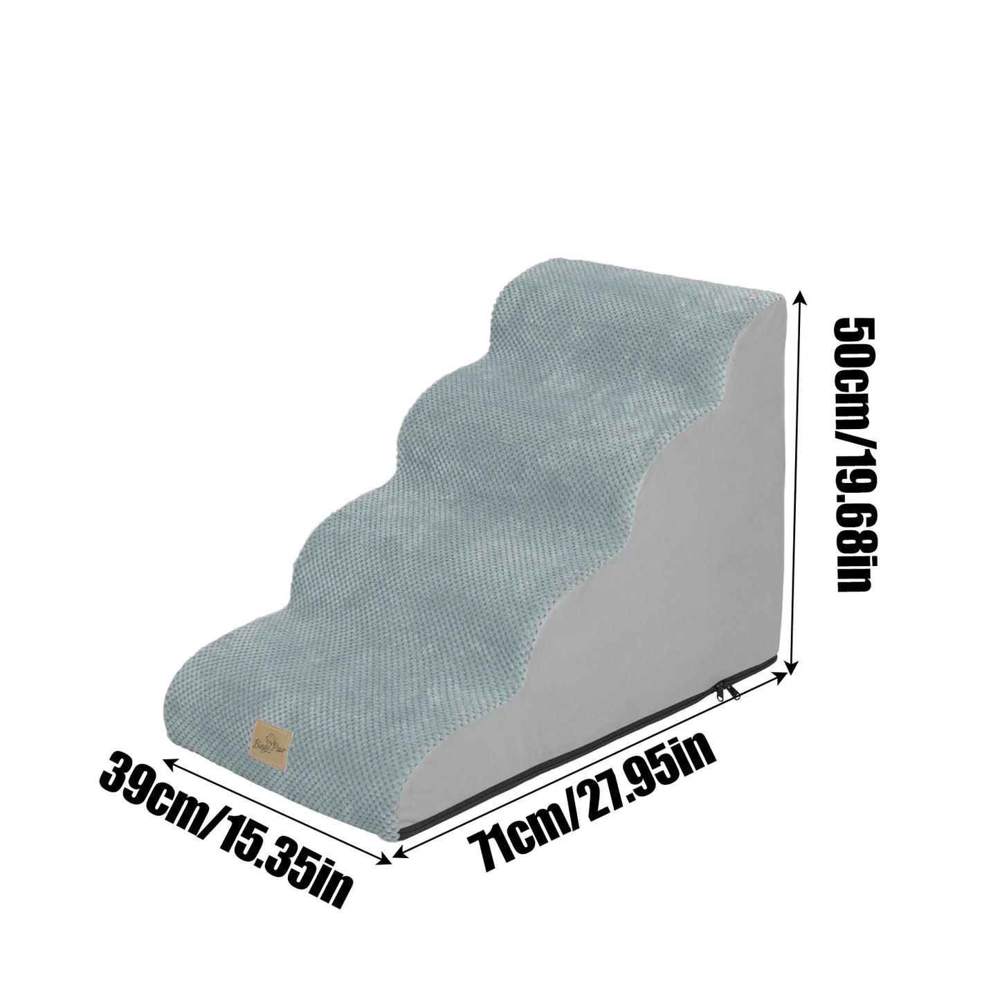 NONEDog Door High Density Foam Dog Steps With Washable Cover
