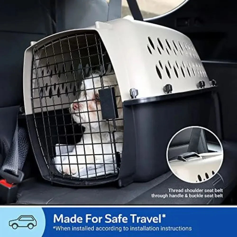 Airline Approved Portable Plastic Dog Kennel Travel Crate