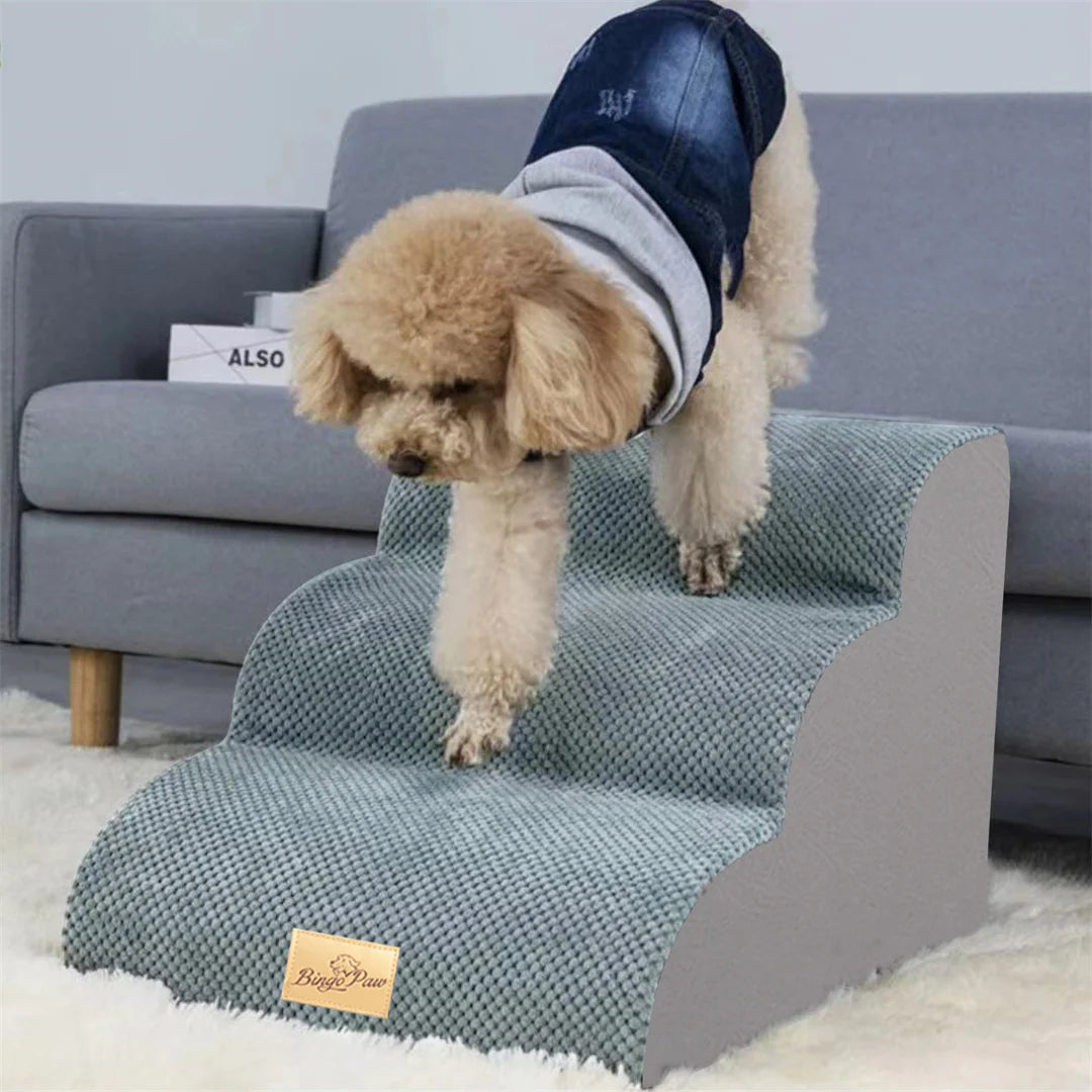 NONEDog Door High Density Foam Dog Steps With Washable Cover