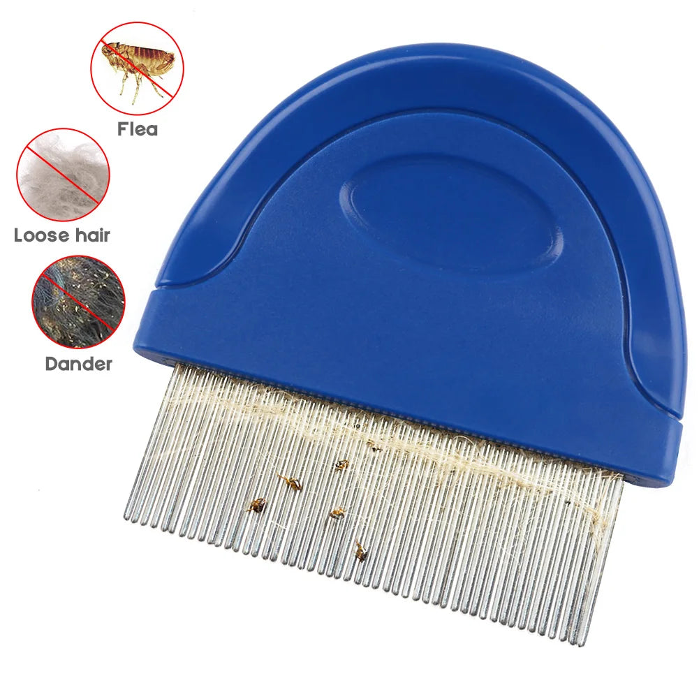 Flea-Removal Comb For Cats And Dogs Ultra-Premium Stainless-Steel Grooming Instrument