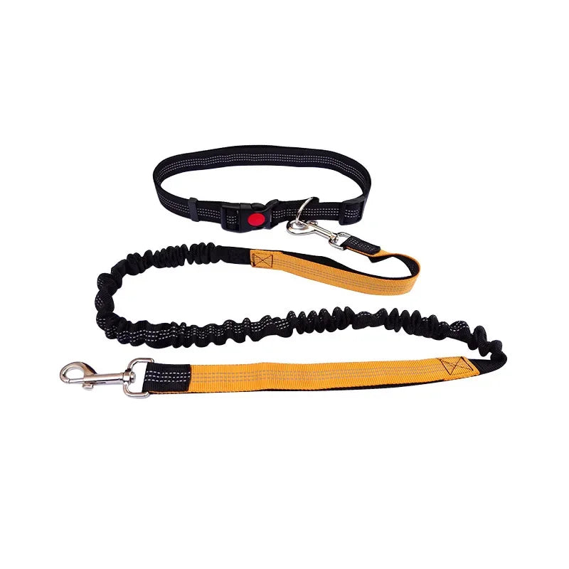 NONECN Adjustable Hands Free Dog Leash Waist Belt for Walking