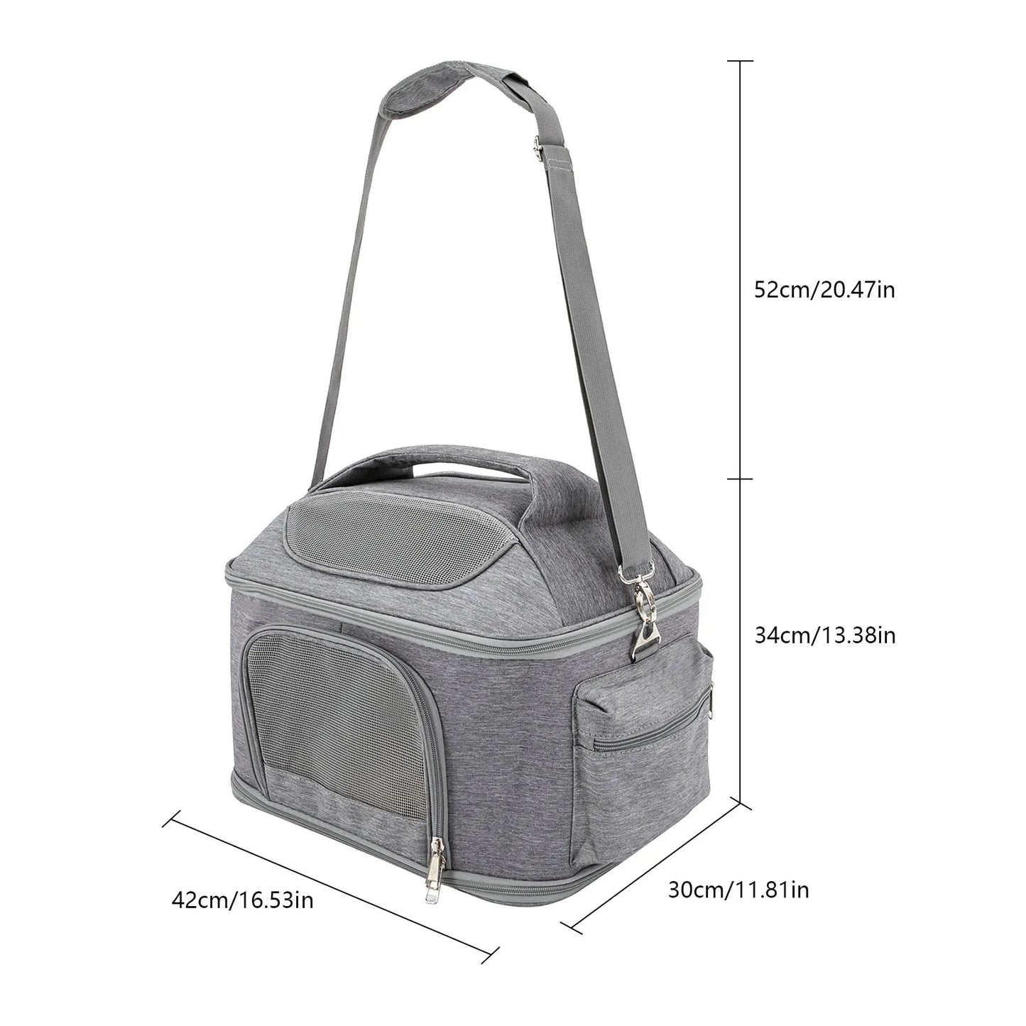Breathable Portable Pet Backpack Foldable Tote For Dogs And Cats Travel Airlines Approved